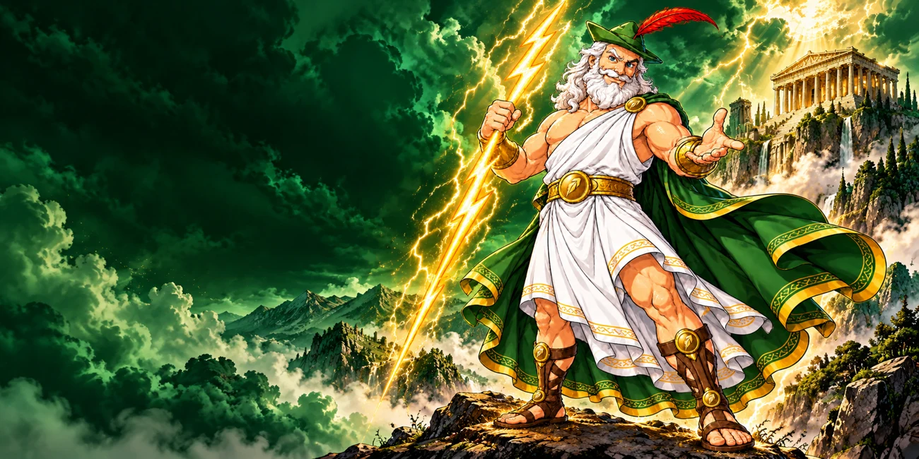 ROBINGOD at an emerald storm temple